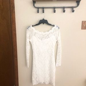 Mini White Lace dress